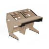 SESSIONDESK_QUINTAV_2-0_-_Studio_Workstation_with_Keyboard_Tray_100_Percent_Birch_-_1_Front_Side