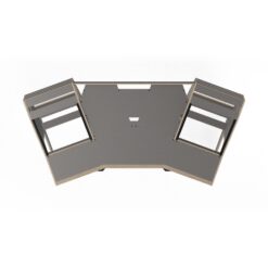 SESSIONDESK_GUSTAV_2-0_-_Studio_Workstation_with_Keyboard_Tray_80s_Grey_-_3_Top