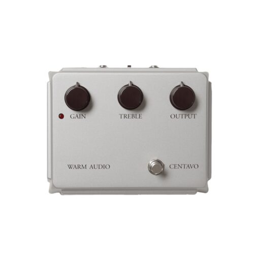Warm_Audio_Centavo_-_Professional_Overdrive_Pedal_Silver_-_1_Front_Top