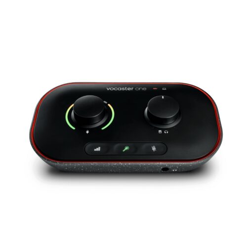 Focusrite_Vocaster_One_-_Podcasting_Audio_Interface_for_Solo_Content_Creators_-_1_-_Front_Top