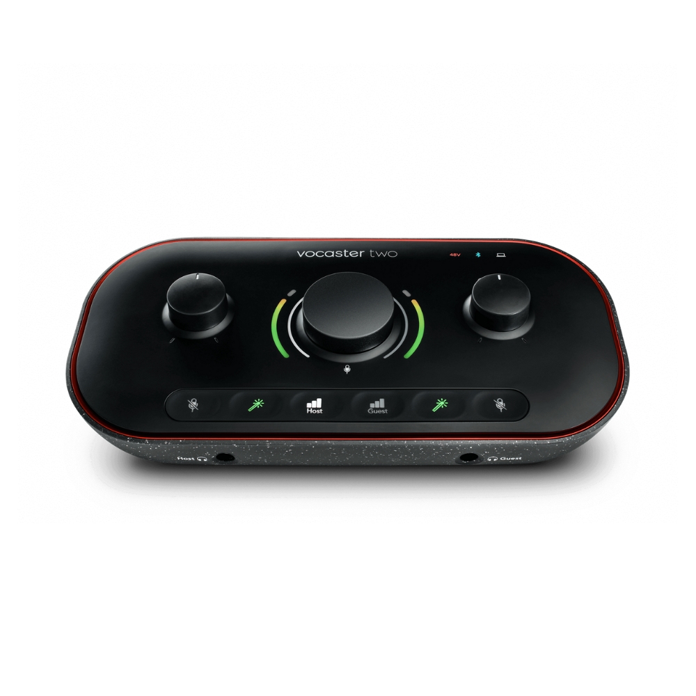 Focusrite_Vocaster_Two_-_Podcasting_Audio_Interface_for_Content_Creators_-_1_-_Front_Top