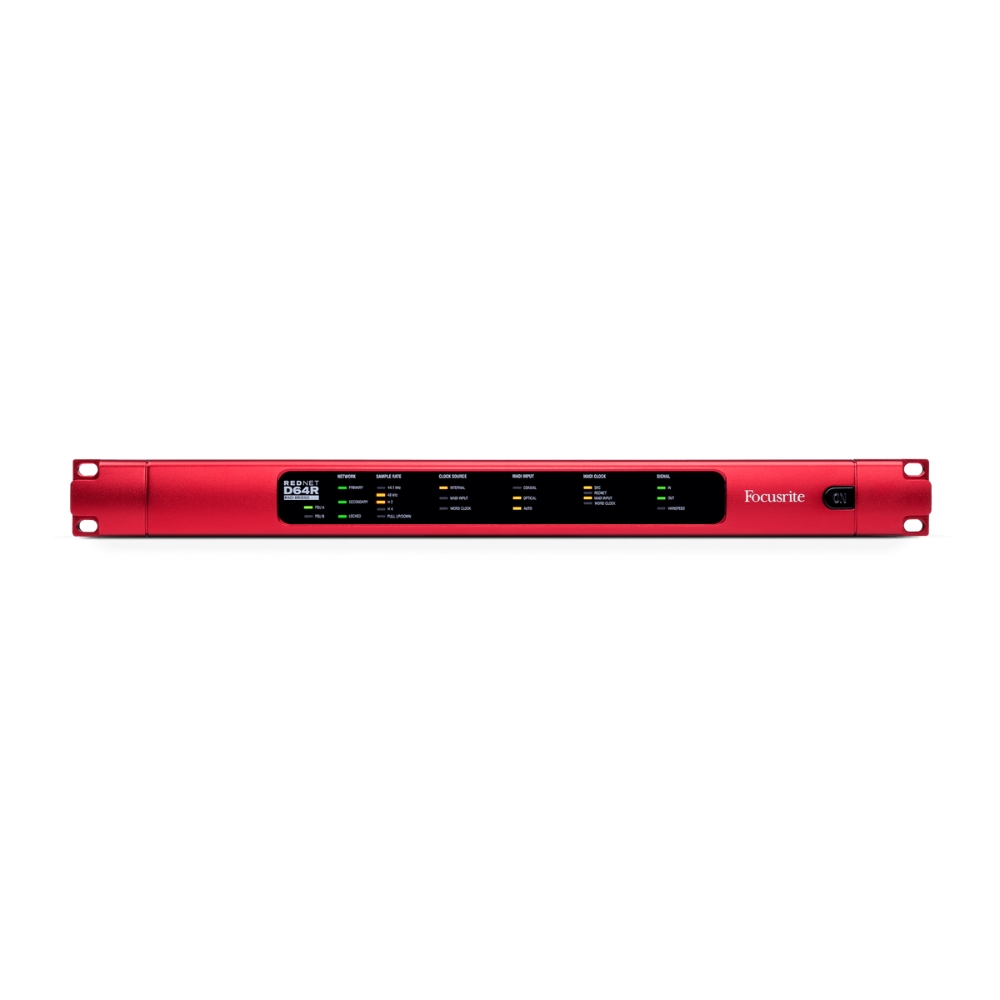 Focusrite_RedNet_D64R_-_64x64_MADI_Dante_I-O_Interface_with_Redundant_Network_and_Power_-_1_Front