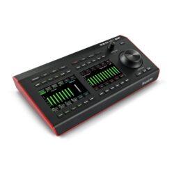 Focusrite_RedNet_R1_-_Desktop_Remote_Controller_for_Red_Interfaces_with_PoE_-_3_Left_Angle