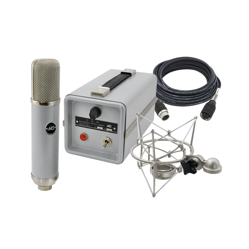 Microtech_Gefell_UM_57_-_Vintage_Studio_Condenser_Microphone_with_Original_M7_Capsule_-_4_Mic_with_All_Accessories_Including_UN_57_Power_Supply