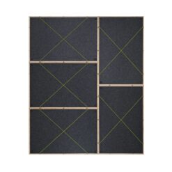 SESSIONDESK_SessionbloX_SBX_core_-_Modular_Broadband_Acoustic_Absorber_Panel_-_7_Multiple_Horizontal_and_Vertical_Front_Green_Laso