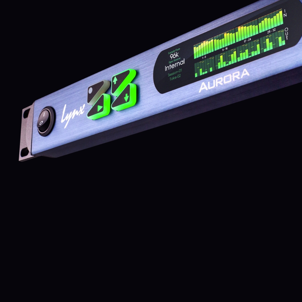 Lynx Aurora (n) 8 USB with Monitor I/O – 8x8 AD/DA Converter with USB, 4 Mic Preamps & 2x4 Monitor I/O - 6 (Lifestyle Front Left Side Closeup)