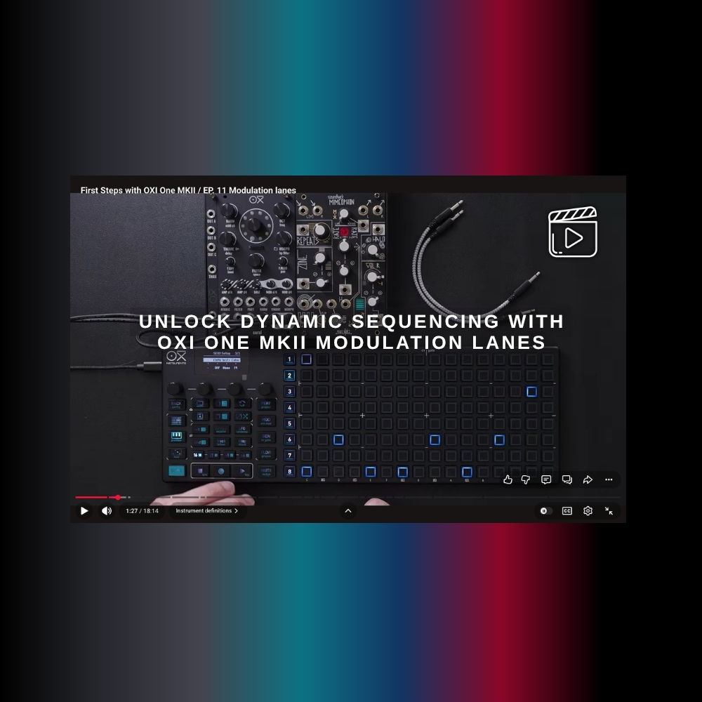 Unlock Dynamic Sequencing with OXI One MKII Modulation Lanes (Blog Article)