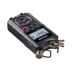 TASCAM_DR-40XP_-_4-Channel_32-Bit_Float_Portable_Field_Recorder_with_USB-C_Interface_and_Adjustable_Mics_-_9_Right_Side_Top_Angled_Mics_Outward_A-B