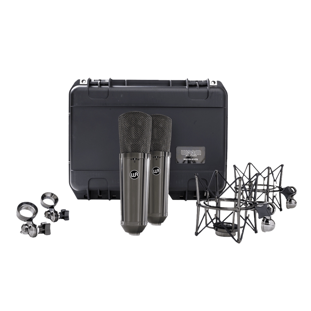 Warm_Audio_WA87_R2_TS_Stereo_Pair_-_Large_Diaphragm_Transformer-Balanced_Condenser_Microphones_Titanium_-_3_Contents