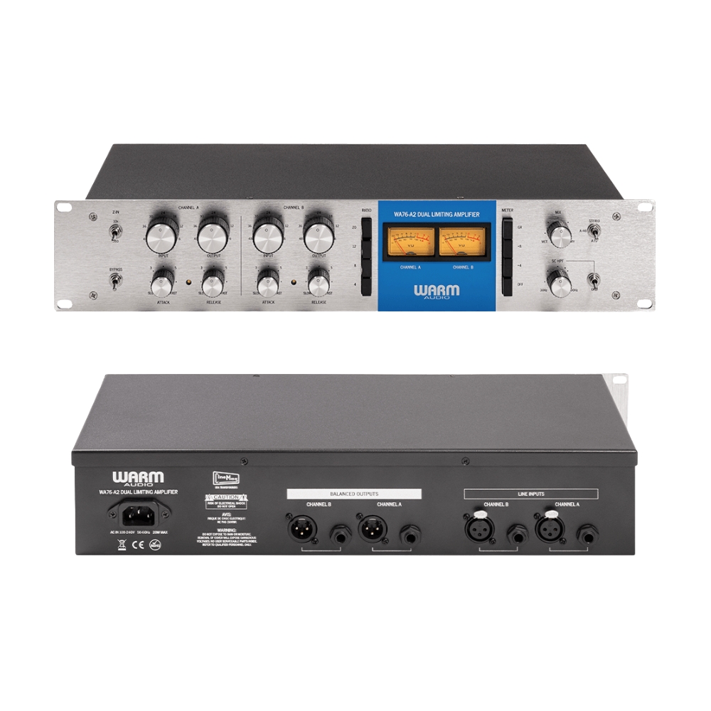Warm Audio WA76-A2 – Dual-Channel Vintage-Voiced Discrete FET