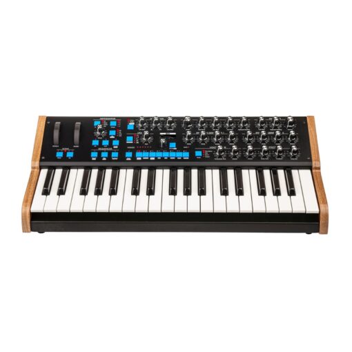 GS_Music_Bree6_Keyboard_-_6-Voice_Analog_Polyphonic_Synthesizer_with_Integrated_Keybed_Black_-_1_Front