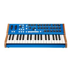 GS_Music_Bree6_Keyboard_-_6-Voice_Analog_Polyphonic_Synthesizer_with_Integrated_Keybed_Blue_-_1_Front