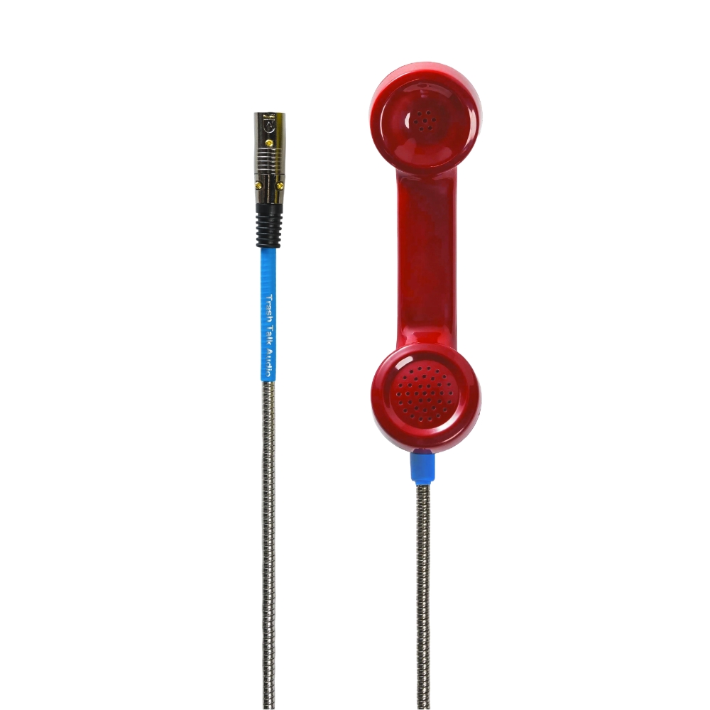 Trash_Talk_Audio_-_Old_Payphone_Design_Mouth_Mic_with_Filtered_Midrange_Character_Red_-_XLR_Cable_-_1