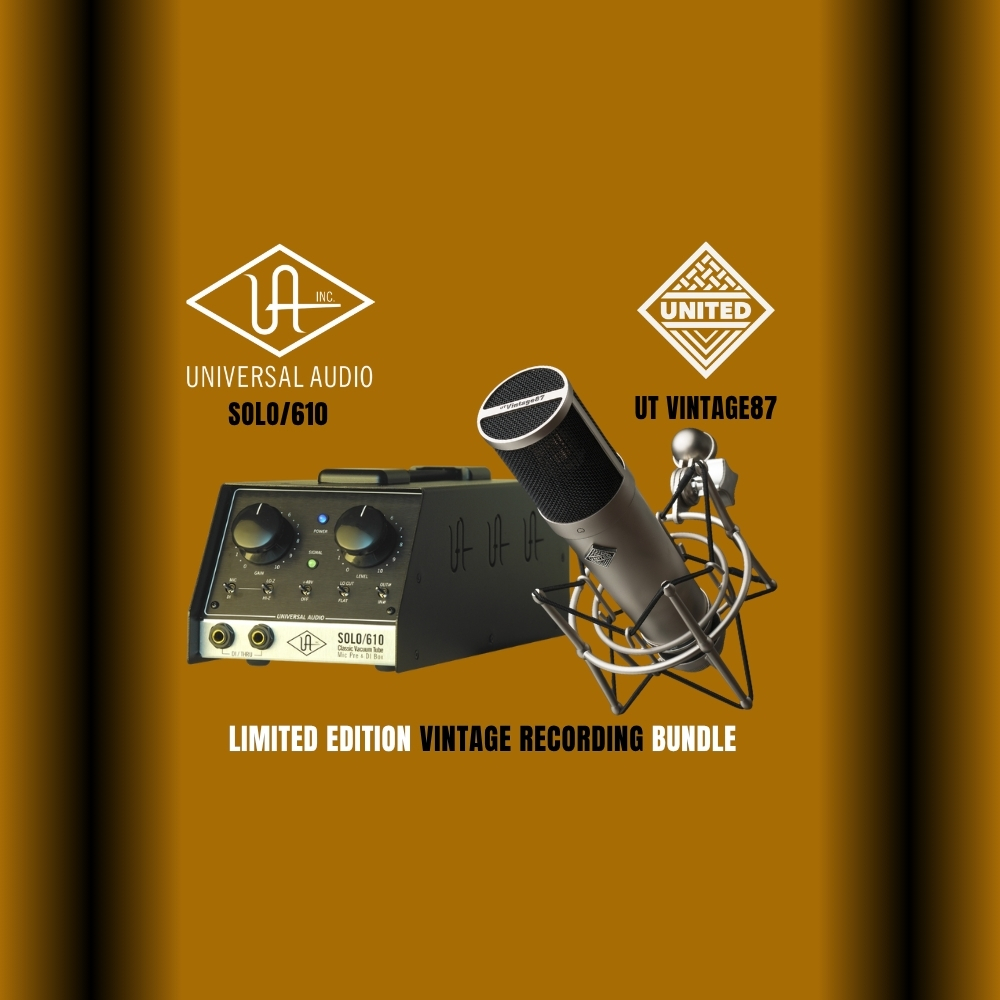 Universal Audio SOLO_610 & United Studio Technologies UT Vintage87 – A Limited Edition Vintage Recording Bundle Built for Timeless Tone (Blog Article)