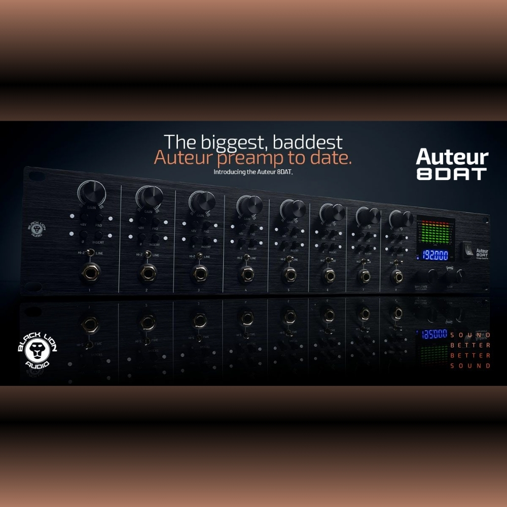 Black Lion Audio Auteur 8DAT_ Expand Your Studio with Premium Preamps, ADAT & World-Class Clocking (Blog)