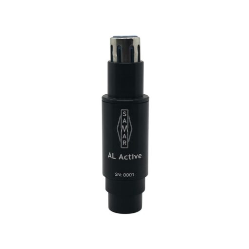 SAMAR_Audio_Design_AL_Active_-_48V_Phantom-Powered_Inline_Microphone_Preamp_-_1_Front