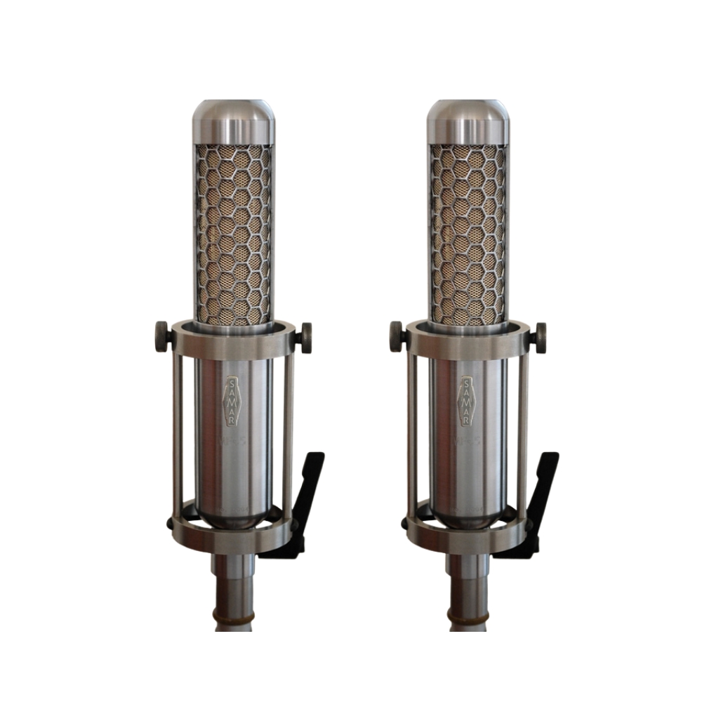 SAMAR_Audio_Design_MF65A_Stereo_Set_-_Matched_Active_Figure-8_Ribbon_Microphones_Pair_-_1_Front