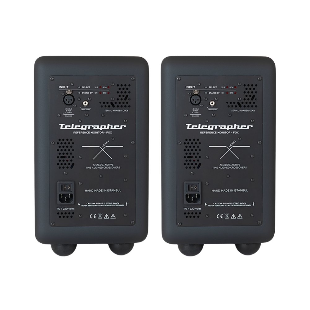 Telegrapher_FOX_-_Active_Analog_2-Way_Nearfield_Studio_Monitor_-_Telegrapher_Gray_Pair_-_3_Rear
