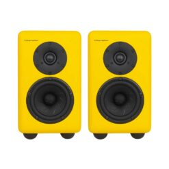 Telegrapher_FOX_-_Active_Analog_2-Way_Nearfield_Studio_Monitor_-_Menton_Yellow_Pair_-_1_Front