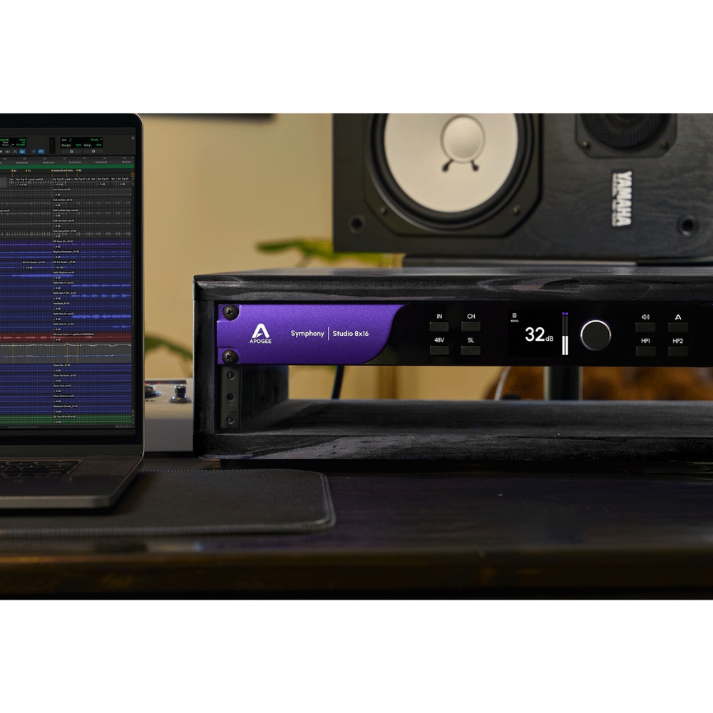 Apogee_Electronics_Symphony_Studio_8x16_-_8 Mic-Line_In_x_16_Out_USB-C_Audio_Interface_with_DSP_and_Monitor_Calibration_Atmos_Ready_-_7_Lifestyle_3_In_The_Studio_3