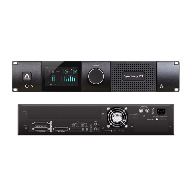 Apogee_Electronics_Symphony_Mk_II_8x8_-_8_Mic-Line_In_x_8_Line_Out_Thunderbolt_3_Audio_Interface_with_2_x_DB25_plus_AES_ADAT-SPDIF-SMUX_Optical_and_SPDIF_Coax_-_4_Front_and_Rear