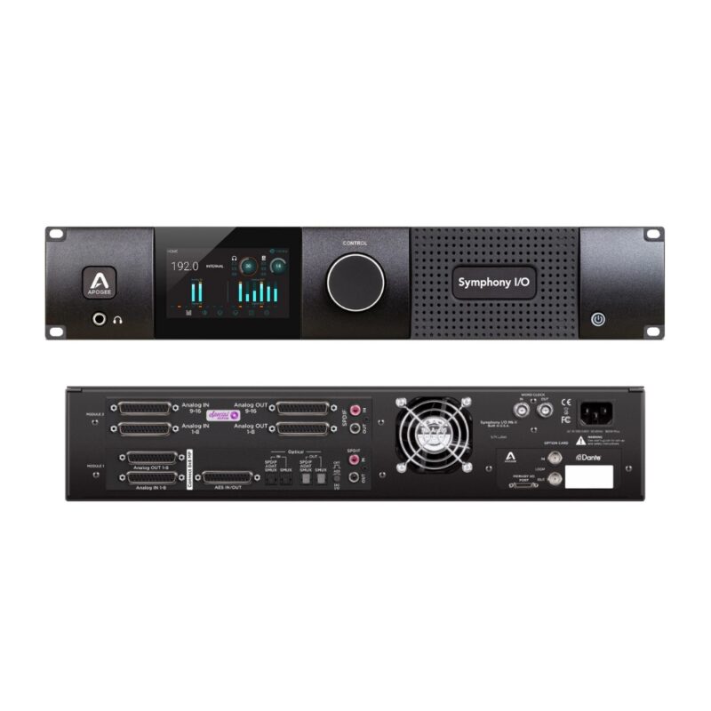 Apogee_Symphony_Mk_II_8x8_16x16_PTHD_Plus_-_8_Mic-Line_In_x_16_Line_In_x_24_Line_Out_Pro_Tools_HD_Audio_Interface_6_x_DB25_AES_SPDIF-ADAT-SMUX_Optical_and_2_x_SPDIF_Coax_Atmos_-_4_Front_Rear