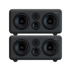 Telegrapher_GORILLA-S_-_Active_Analog_3-Way_Midfield_Studio_Monitor_-_Telegrapher_Gray_Pair_-_1_Front_Stacked