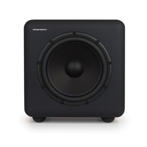 Telegrapher_ELEPHANT_-_Active_Analog_Subwoofer_-_1_Crow_Black_Front