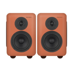 Telegrapher_RACCOON_-_6-inch-Active_Analog_2-Way_Nearfield_Studio_Monitor_-_Jaipur_Orange_Pair_-_1_Front