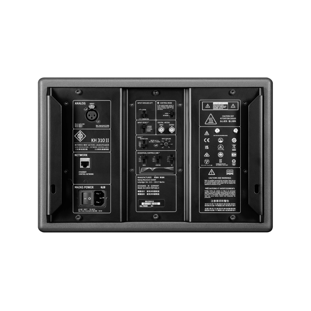 Neumann_KH_310_II_R_-_Three-Way_DSP-Powered_Nearfield_Monitor_RIGHT_Single_Speaker_-_4_Rear